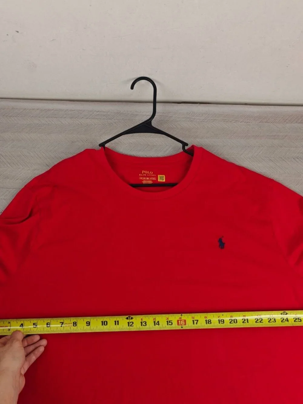 Polo Ralph Lauren Men’s T-Shirt Red Size 3XB Crewneck Classic Fit Cotton